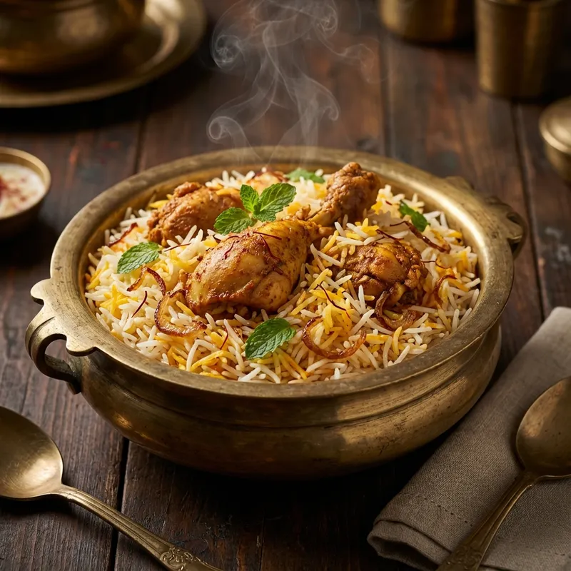 Delicious Biryani background